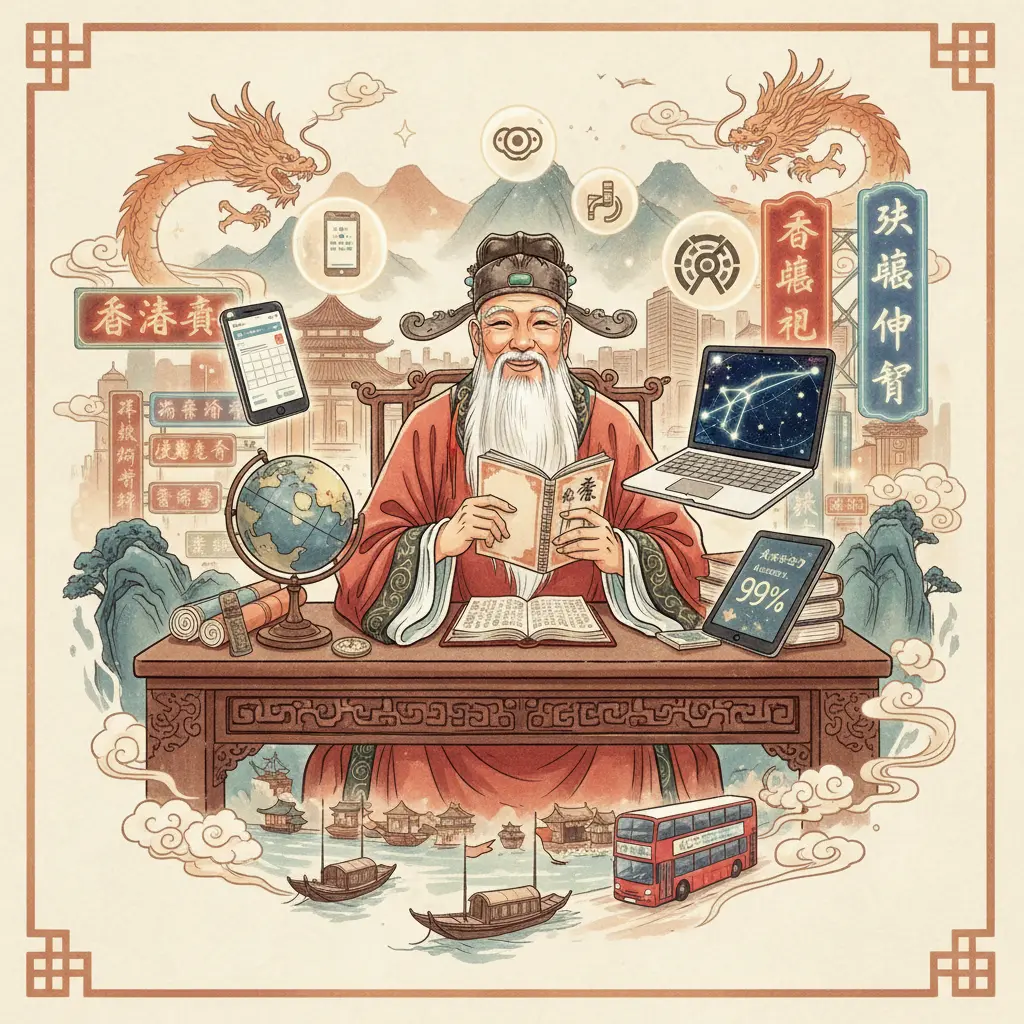 香港很準的算命師 - 朱鵲橋