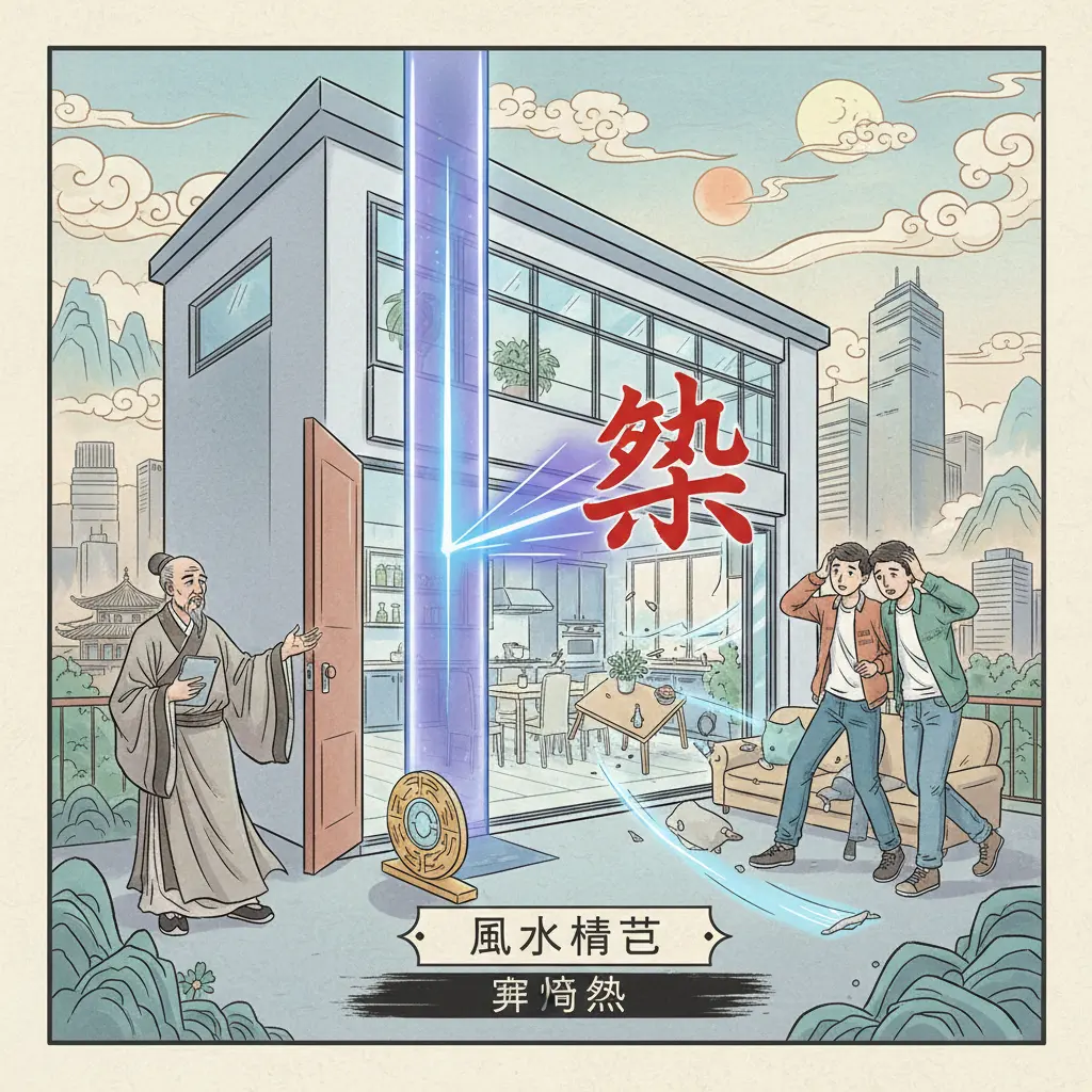 風水禁忌 - 穿堂煞
