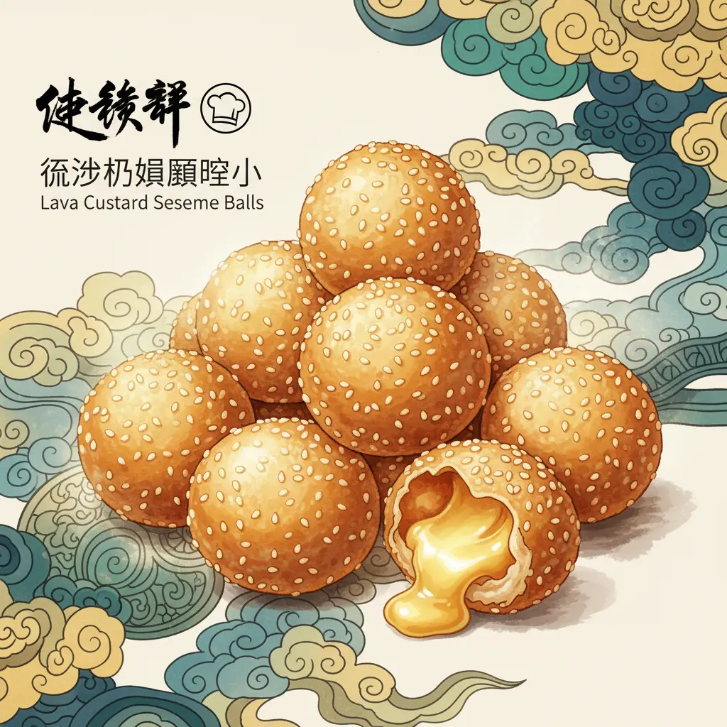 陳師傅 - 流沙奶皇煎堆仔