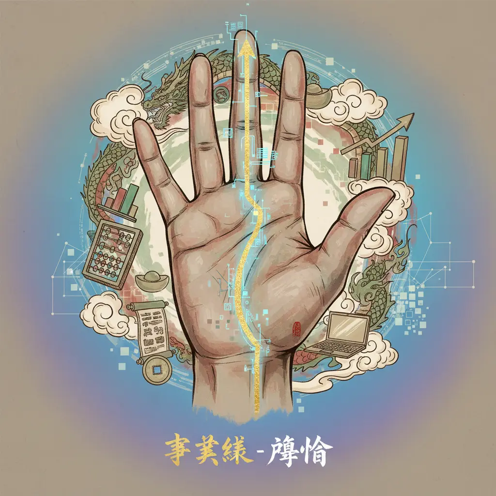 掌相 - 事業線