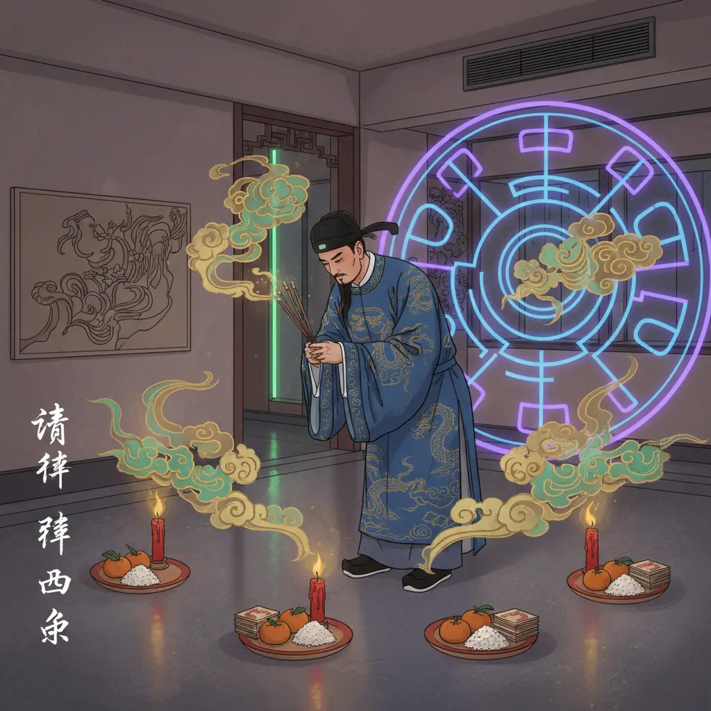 清師傅 - 拜四角