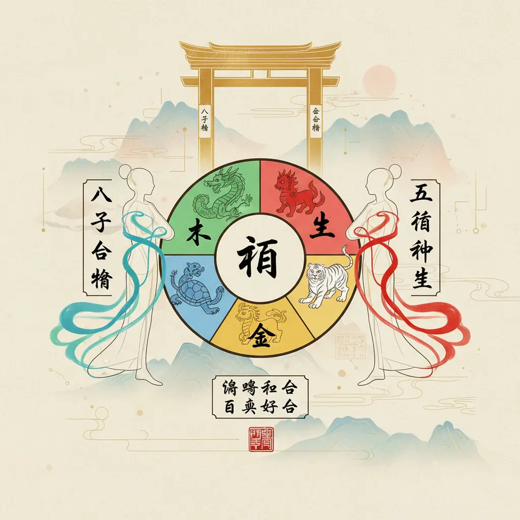 八字合婚 - 五行理論