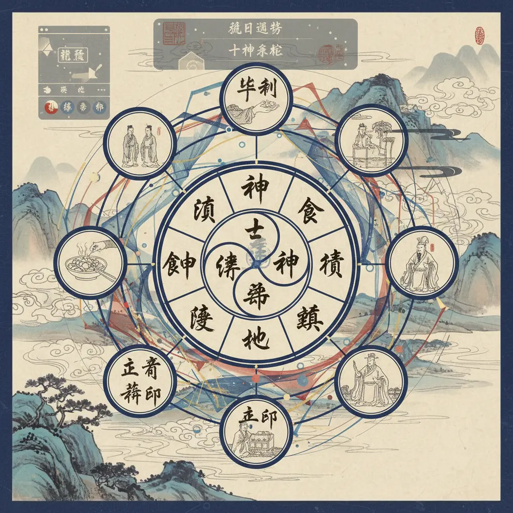 流日 - 十神
